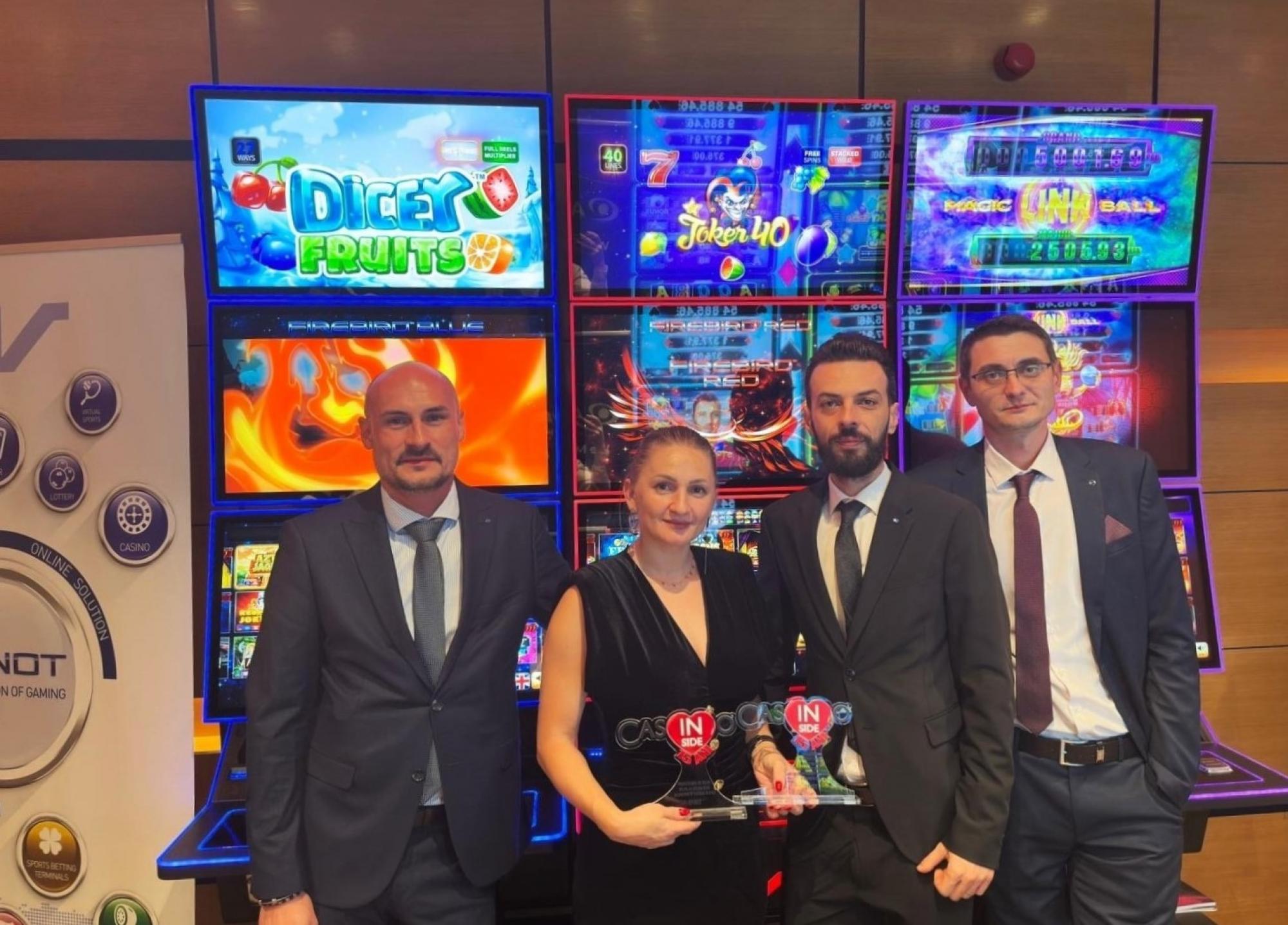  SYNOT Group triumphed at the prestigious Casino Inside event in Romania 