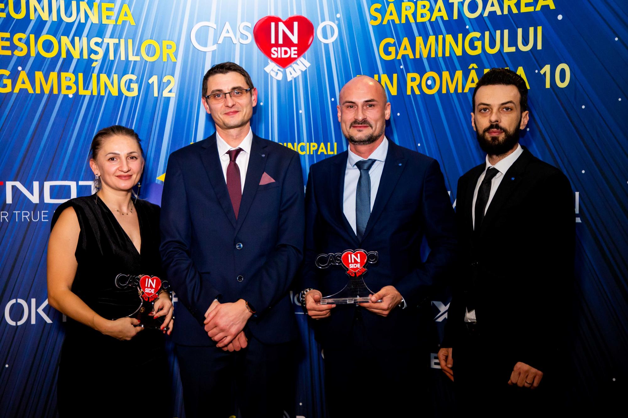  SYNOT Group triumphed at the prestigious Casino Inside event in Romania 